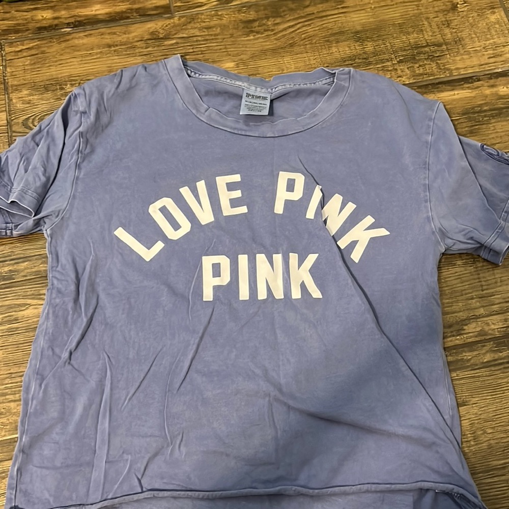 blue PINK tee, XS